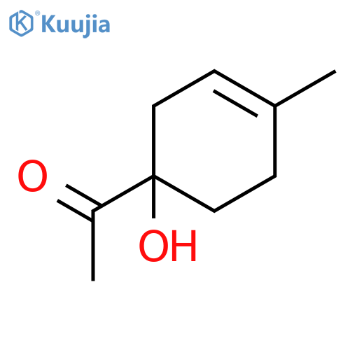 Ethanone, 1-(1-hydroxy-4-methyl-3-cyclohexen-1-yl)- structure