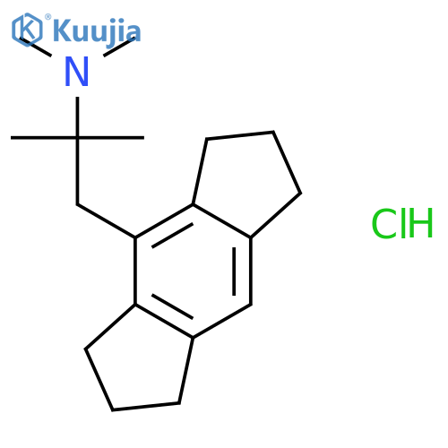 1-(1,2,3,5,6,7-hexahydro-s-indacen-4-yl)-N,N,2-trimethylpropan-2-amine hydrochloride structure