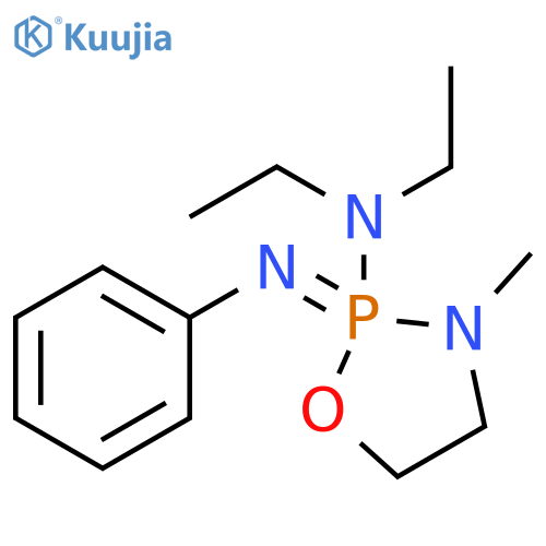 1,3,2-Oxazaphospholidin-2-amine,N,N-diethyl-2,2-dihydro-3-methyl-2-(phenylimino)- structure