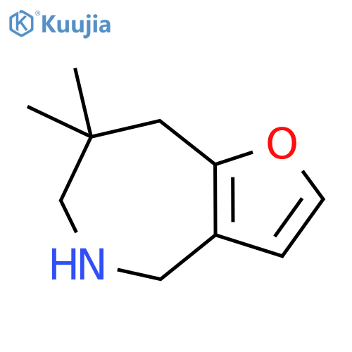 7,7-Dimethyl-4h,5h,6h,7h,8h-furo[3,2-c]azepine structure