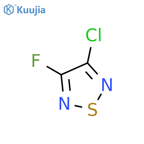 1,2,5-Thiadiazole, 3-chloro-4-fluoro- structure