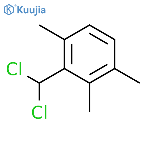 2-(dichloromethyl)-1,3,4-trimethylbenzene structure