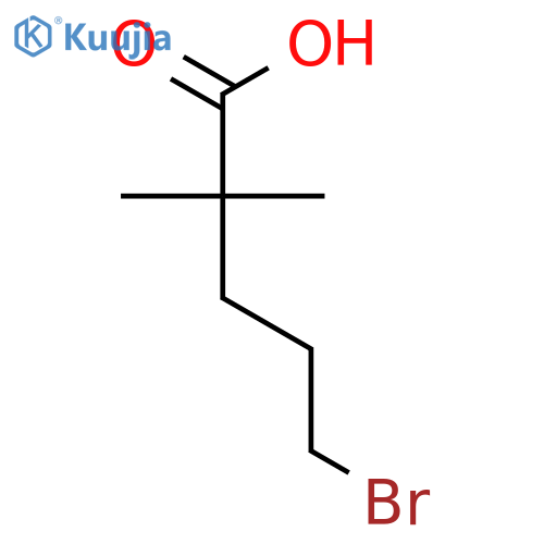 2,2-DIMETHYL-5-BROMOPENTANOIC ACID structure