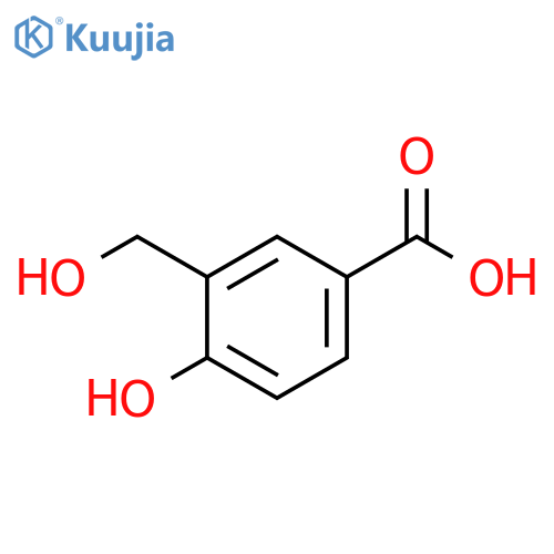 4-hydroxy-3-(hydroxymethyl)benzoic acid structure