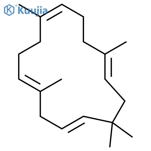 1,4,8,12-Cyclopentadecatetraene, 2,6,6,9,13-pentamethyl-, (E,Z,E,E)- structure