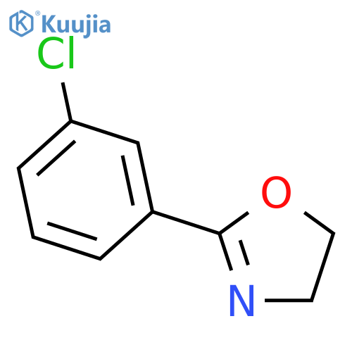 Oxazole, 2-(3-chlorophenyl)-4,5-dihydro- structure