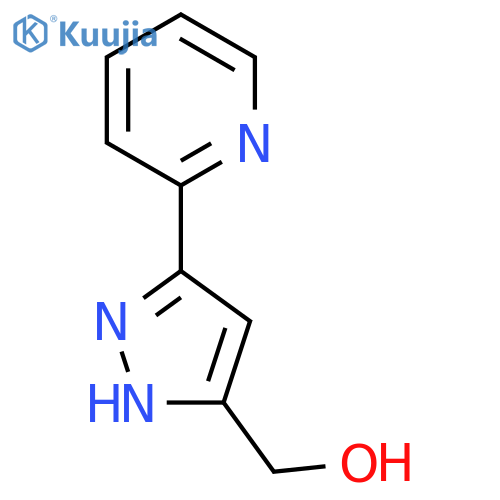 (3-(Pyridin-2-yl)-1H-pyrazol-5-yl)methanol structure