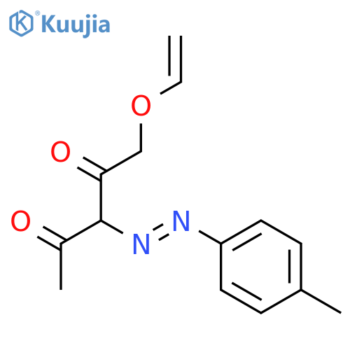 2,4-Pentanedione, 1-(ethenyloxy)-3-[(4-methylphenyl)azo]- structure