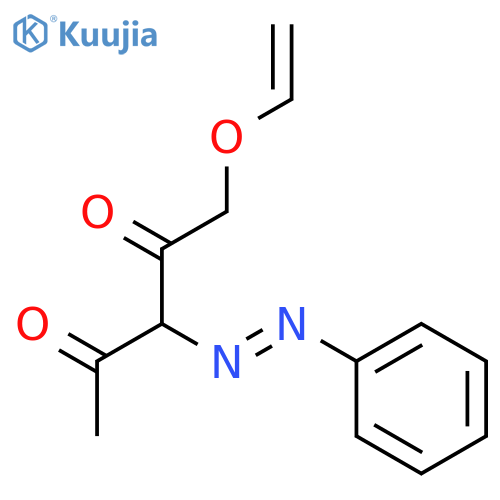 2,4-Pentanedione, 1-(ethenyloxy)-3-(phenylazo)- structure