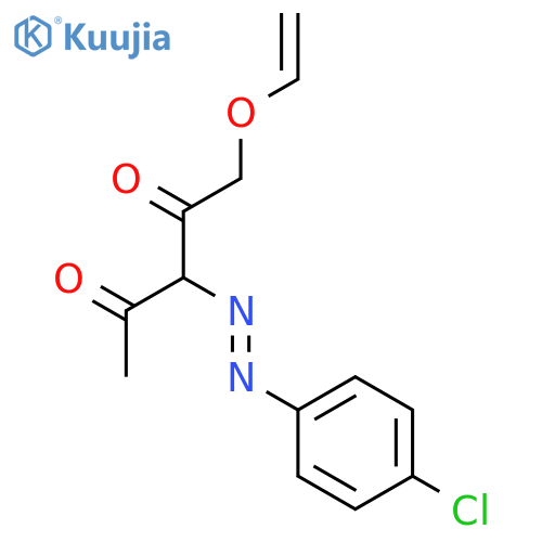 2,4-Pentanedione, 3-[(4-chlorophenyl)azo]-1-(ethenyloxy)- structure