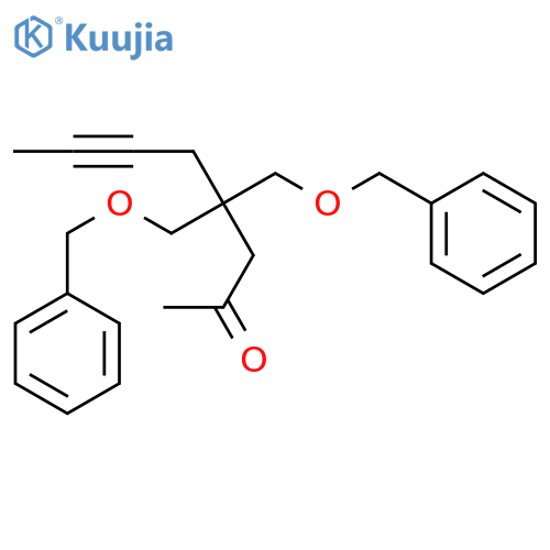 6-Octyn-2-one, 4,4-bis[(phenylmethoxy)methyl]- structure