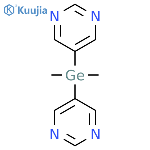 Pyrimidine, 5,5'-(dimethylgermylene)bis- structure
