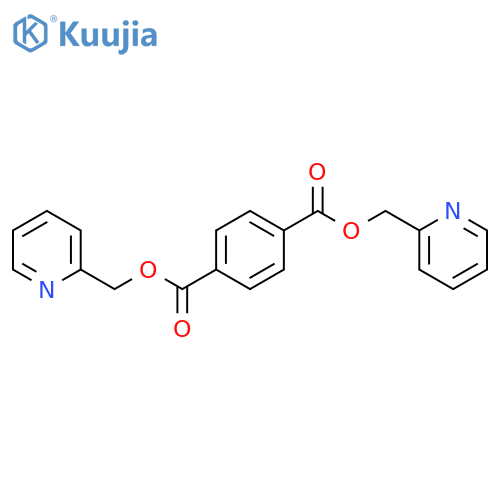 1,4-Benzenedicarboxylic acid, bis(2-pyridinylmethyl) ester structure