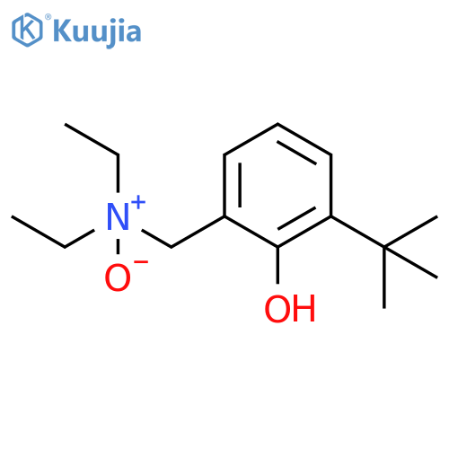 Phenol, 2-[(diethyloxidoamino)methyl]-6-(1,1-dimethylethyl)- structure