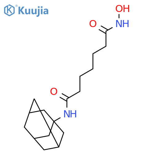 HEPTANEDIAMIDE, N-HYDROXY-N'-TRICYCLO[3.3.1.13,7]DEC-1-YL- structure