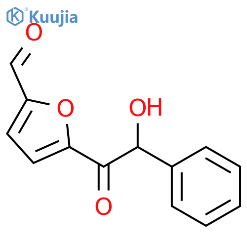 2-Furancarboxaldehyde, 5-(hydroxyphenylacetyl)- structure