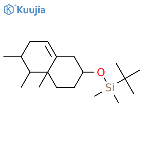 Silane,(1,1-dimethylethyl)dimethyl[(1,2,3,4,4a,5,6,7-octahydro-4a,5,6-trimethyl-2-naphthalenyl)oxy]- structure