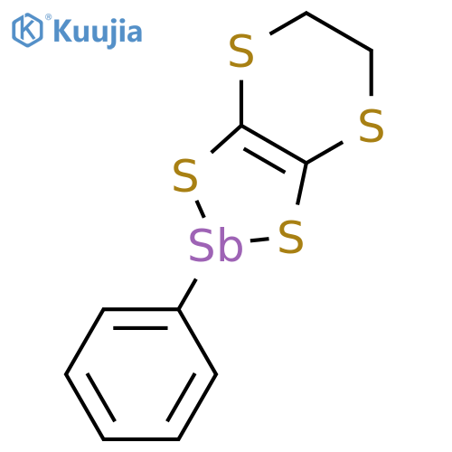 1,3,2-Dithiastibolo[4,5-b][1,4]dithiin, 5,6-dihydro-2-phenyl- structure