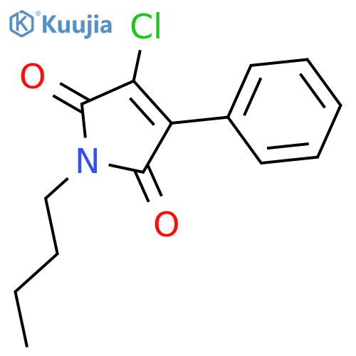 1H-Pyrrole-2,5-dione, 1-butyl-3-chloro-4-phenyl- structure
