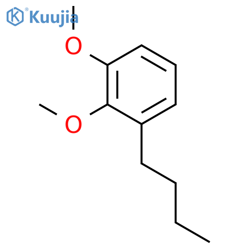 Benzene, 1-butyl-2,3-dimethoxy- structure