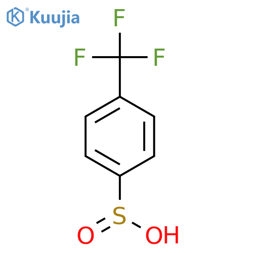 Benzenesulfinic acid, 4-(trifluoromethyl)- structure
