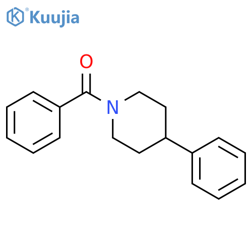 PIPERIDINE, 1-BENZOYL-4-PHENYL- structure