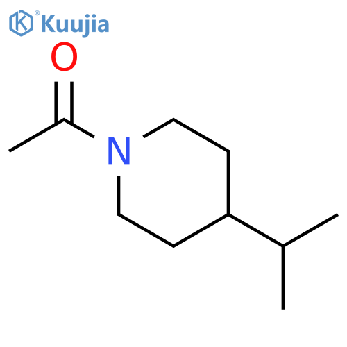 Piperidine, 1-acetyl-4-(1-methylethyl)- (9CI) structure