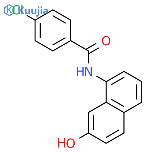 4-Chloro-N-(7-hydroxynaphthalen-1-yl)benzamide structure