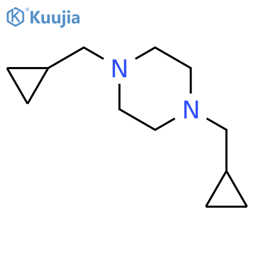 1,4-Bis(cyclopropylmethyl)piperazine structure
