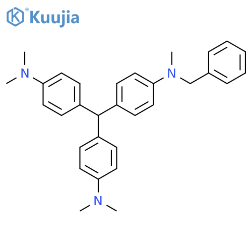 Benzenemethanamine, N-[4-[bis[4-(dimethylamino)phenyl]methyl]phenyl]-N-methyl- structure