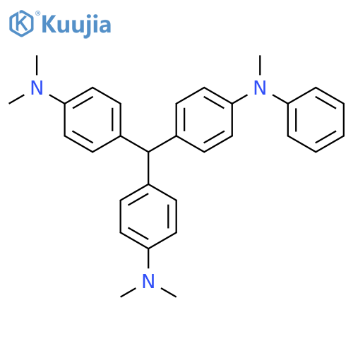 Benzenamine,4-[bis[4-(dimethylamino)phenyl]methyl]-N-methyl-N-phenyl- structure