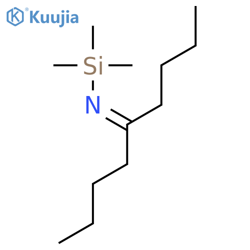 Silanamine, N-(1-butylpentylidene)-1,1,1-trimethyl- structure