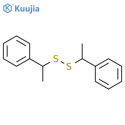 Disulfide, bis[(1R)-1-phenylethyl] structure