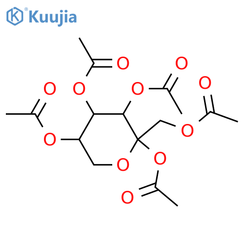 Sorbose; α-L-Pyranose-form, Penta-Ac structure