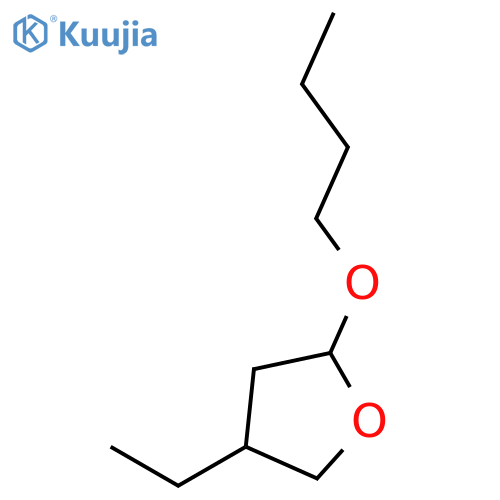 Furan, 2-butoxy-4-ethyltetrahydro- structure