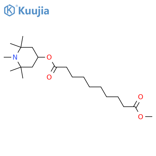 Methyl-1,2,2,6,6-pentamethyl-4-piperidyl sebacate structure