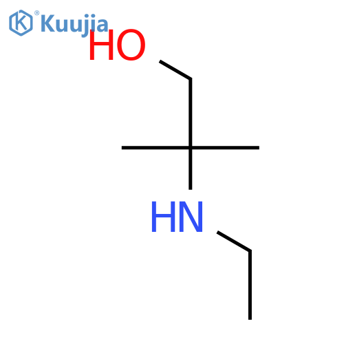 2-(Ethylamino)-2-methylpropan-1-ol structure