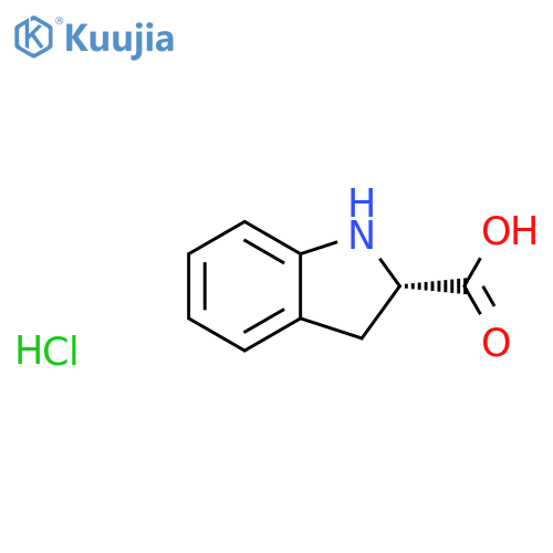 S)-(-)-Indoline-2-carboxylic acid hydrochloride structure