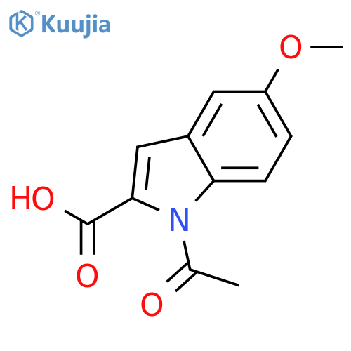 1H-Indole-2-carboxylic acid, 1-acetyl-5-methoxy- structure