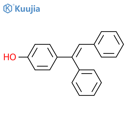 (Z,E)-1,2-DIPHENYL-1-(4-HYDROXYPHENYL)ETHENE structure