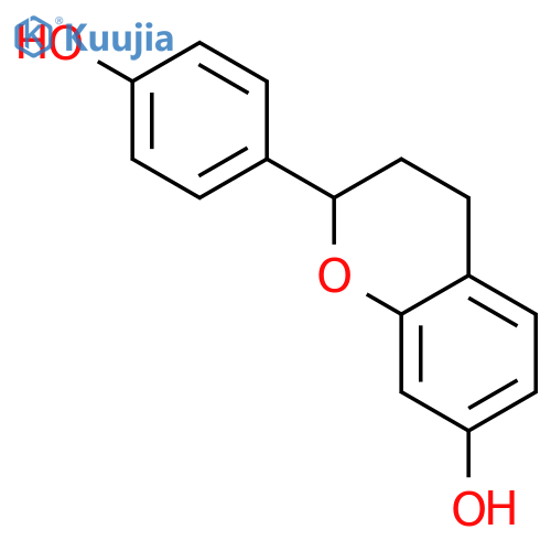 (+/-)-7,4'-dihydroxyflavan structure