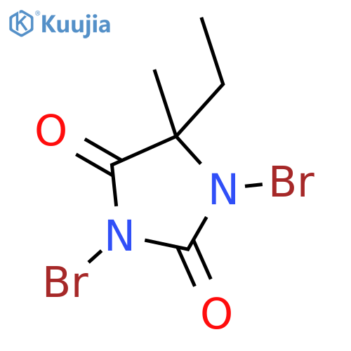 1,3-dibromo-5-ethyl-5-methylimidazolidine-2,4-dione structure