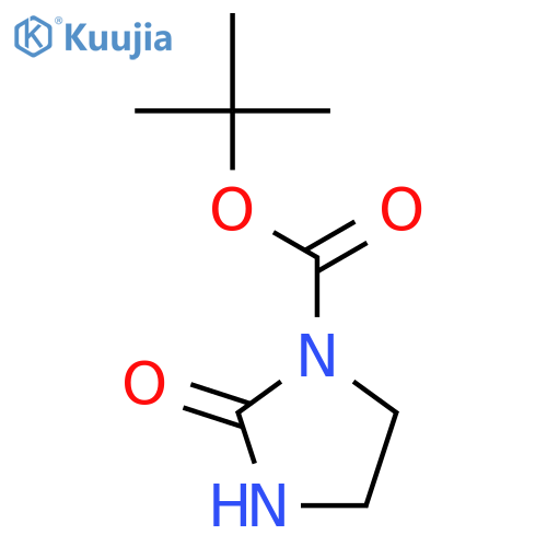 tert-butyl 2-oxoimidazolidine-1-carboxylate structure
