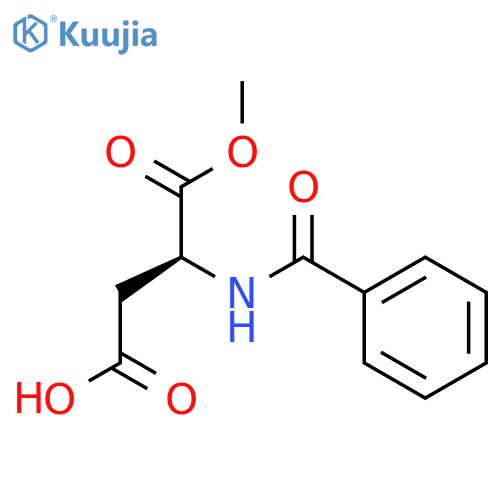 Benzoyl-L-aspartic acid alpha- methyl ester structure