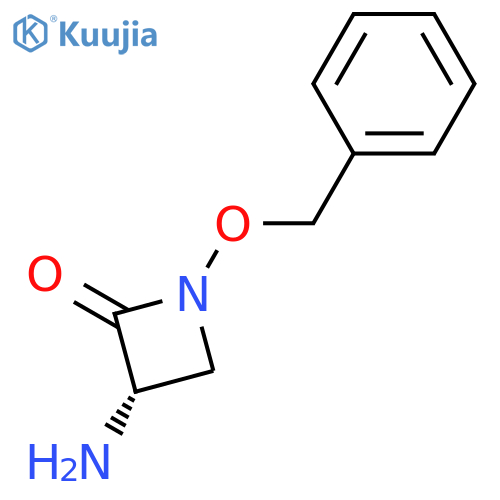 2-AZETIDINONE, 3-AMINO-1-(PHENYLMETHOXY)-, (S)- structure