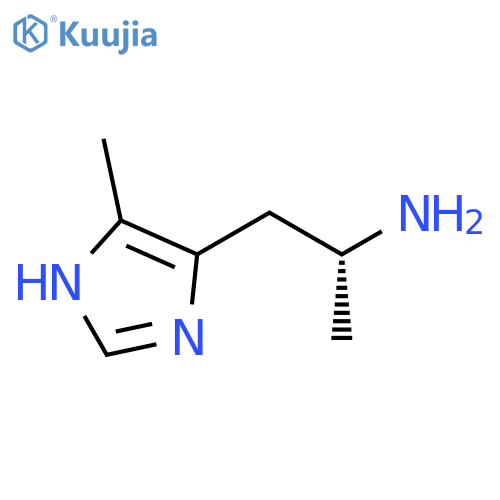 (2R)-1-(4-methyl-1H-imidazol-5-yl)propan-2-amine structure