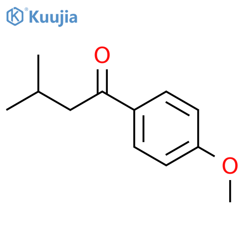 1-(4-methoxyphenyl)-3-methylbutan-1-one structure