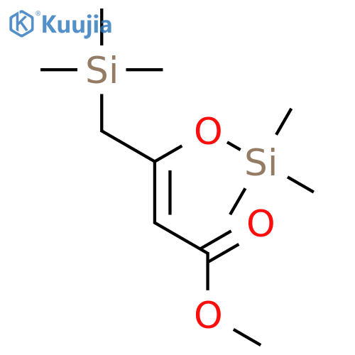 2-Butenoic acid, 4-(trimethylsilyl)-3-[(trimethylsilyl)oxy]-, methyl ester structure
