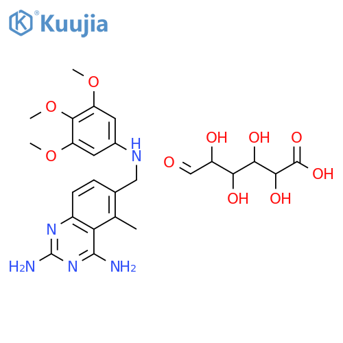 CI 898 D-Glucuronic Acid Salt (Trimetrexate D-Glucuronic Acid Salt) structure