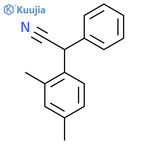 (2,4-Dimethylphenyl)(phenyl)acetonitrile structure